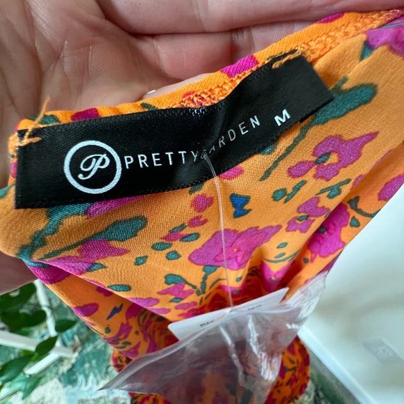 Floral One shoulder Tiered Ruffle FlowY midi dress - Picture 10 of 11